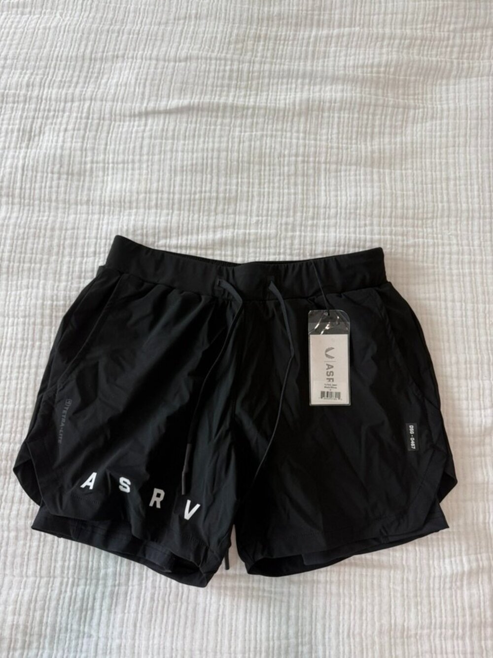ASRV Tetra-Lite 5" Liner Short Black DSG-0467 Men's S NWT